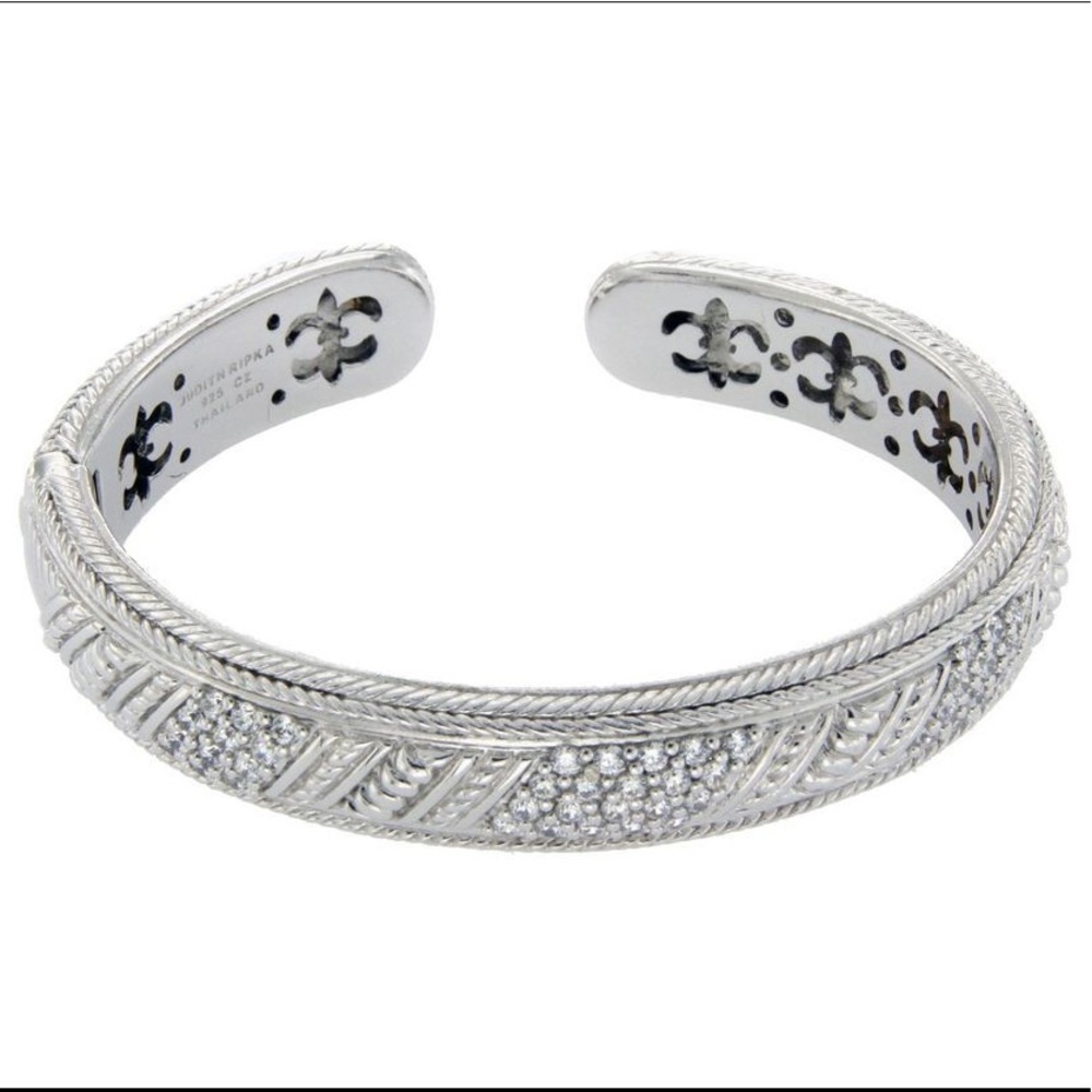 Judith Ripka Genuine 925 Sterling Bangle